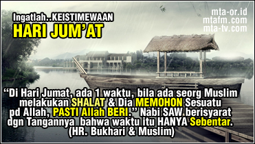 Keutamaan Hari Jumat